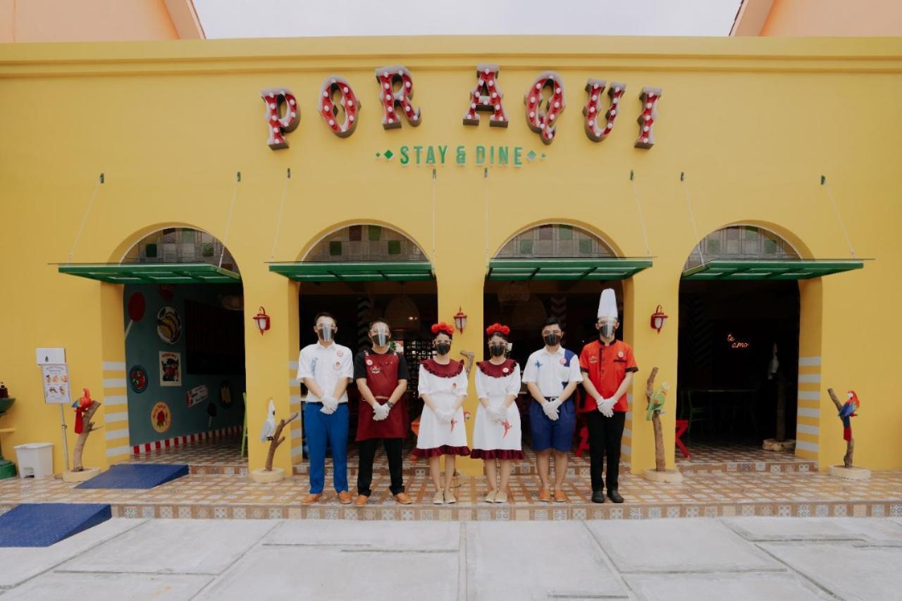 Por Aqui Stay & Dine Yogyakarta Esterno foto